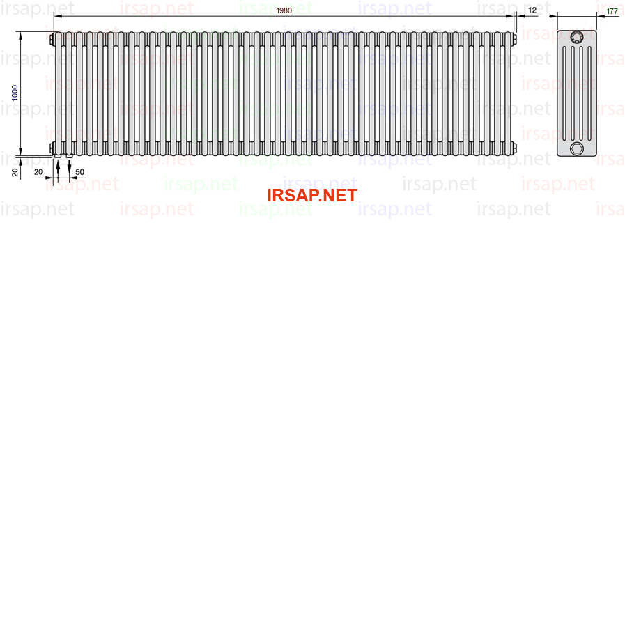 Радиатор IRSAP Tesi 51000/44 T18 CL 01